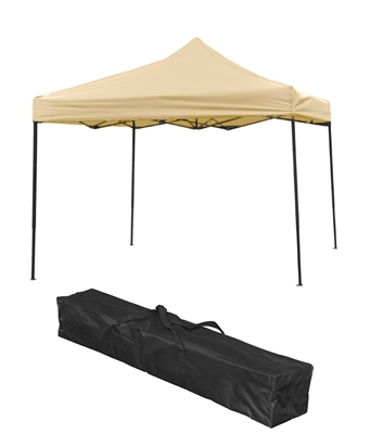 Trademark Innovations Lightweight and Portable Canopy Tent Set - Beige Canopy Cover