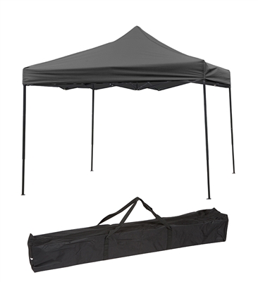 Trademark Innovations Lightweight and Portable Canopy Tent Set - Black Canopy Cover