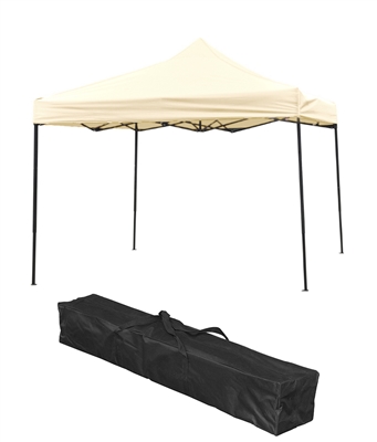 Trademark Innovations Lightweight and Portable Canopy Tent Set - Cream Canopy Cover