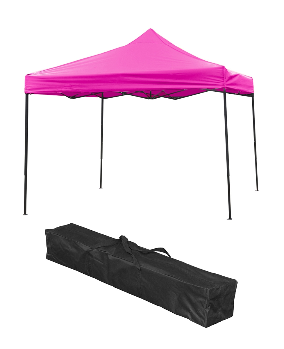 Trademark Innovations Lightweight and Portable Canopy Tent Set - Pink  Canopy Cover