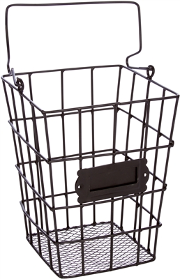 Metal Wire and Mesh Hanging Utensil and Storage Basket by Trademark Innovations