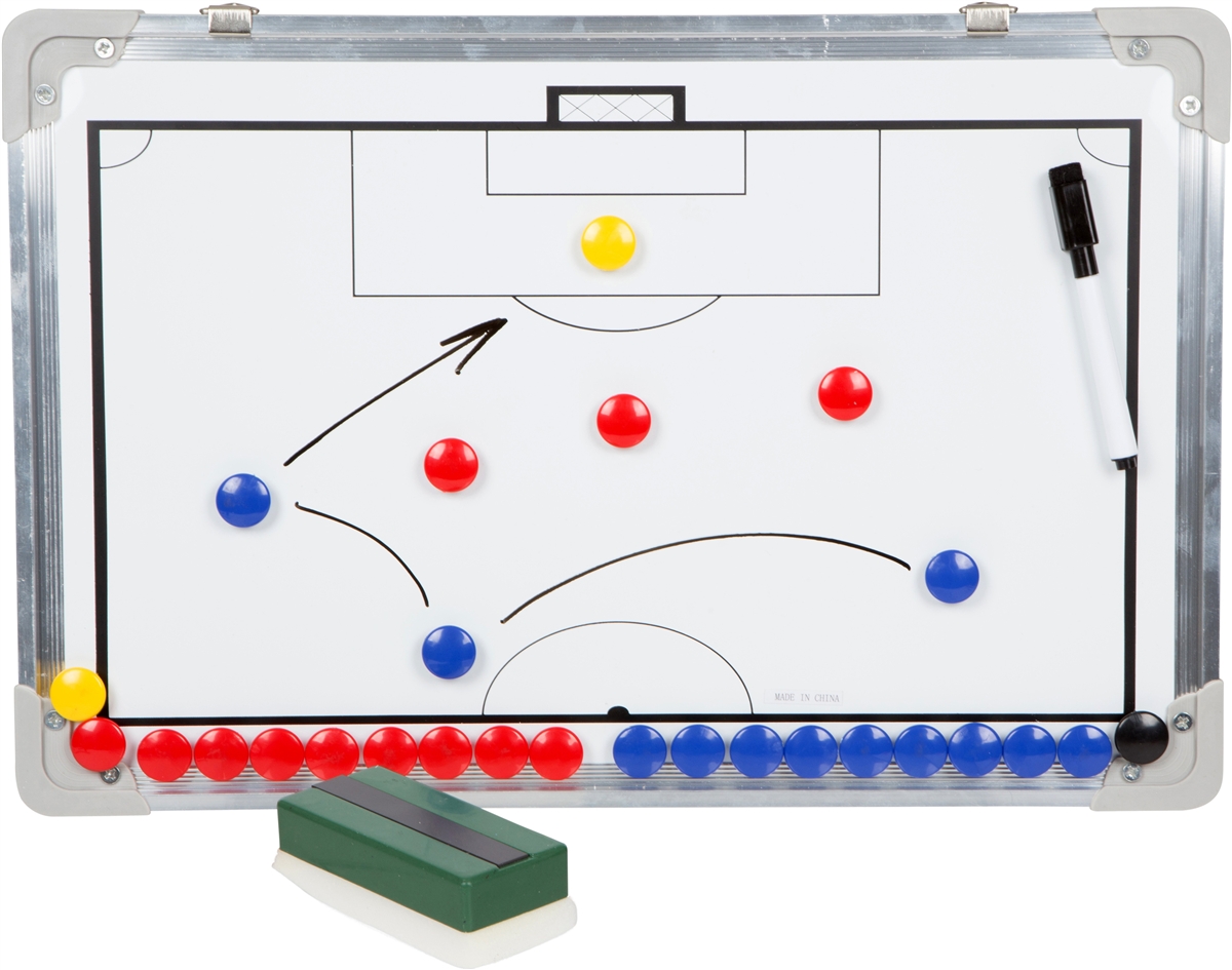 Sport Magnet Board with Marker Pieces - Perfect to Coach Soccer,  Basketball, Hockey, and more!