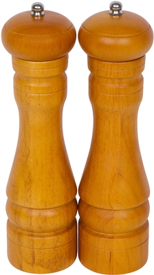 Set of 2 Wood Pepper Mill and Grinder by Trademark Innovations