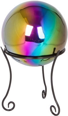 Stainless Steel Gazing Mirror Ball with 8