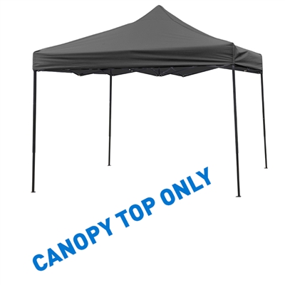 9.6' x 9.6' Square Replacement Canopy Gazebo Top Assorted Colors By Trademark Innovations (Black)