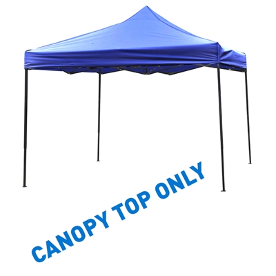 9.6' x 9.6' Square Replacement Canopy Gazebo Top Assorted Colors By Trademark Innovations (Blue)