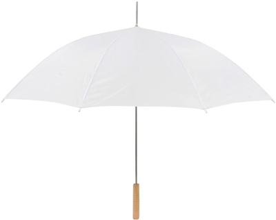 35" White Umbrella - Wedding Umbrella - Auto Open