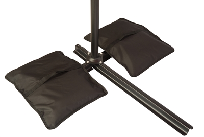 Set of 2 Saddlebag Style Sand Weight Bags for Anchoring Patio Umbrellas by Trademark Innovations