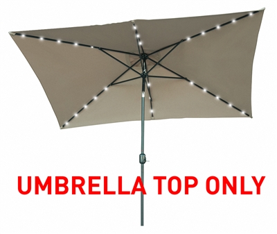 Replacement Patio Umbrella Top for 10' x 6.5' Rectangular Patio Umbrella by Trademark Innovations