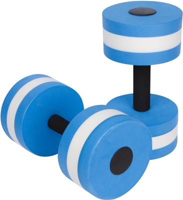 Aquatic Exercise Dumbells - Set of 2 - For Water Aerobics - By Trademark Innovations