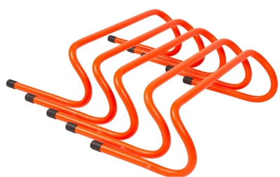 6" Speed Training Hurdles Pack of 5 by Coach's Closet