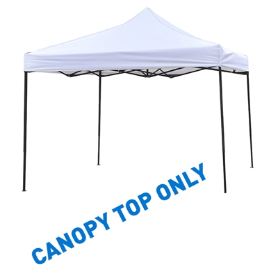 9.6' x 9.6' Square Replacement Canopy Gazebo Top Assorted Colors ByTrademark Innovations (White)