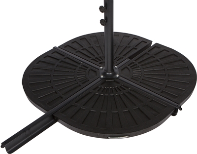 Resin Umbrella Base Weight for Offset Umbrella - 30lbs -  by Trademark Innovations