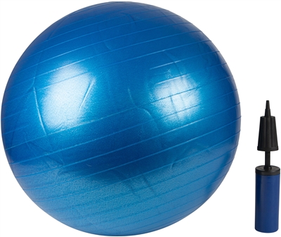 Exercise Ball With Pump - For Fitness, Training, Yoga and More - By Trademark Innovations